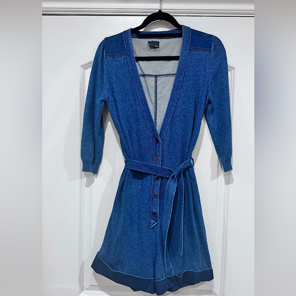 Vintage Fendi Denim Romper!